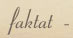 Faktoja